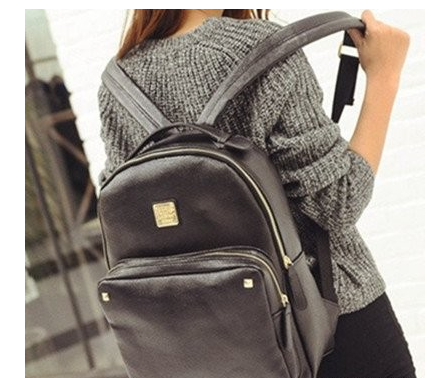 雙肩女包休閑款式展示百搭時(shí)尚顯小清新氣質(zhì)